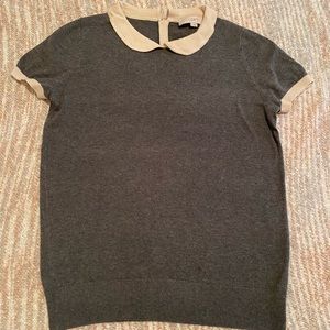 Loft Short-Sleeve Crew Neck Sweater